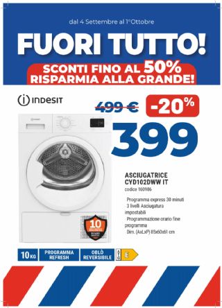 ASCIUGATRICE INDESIT CYD102DWWIT